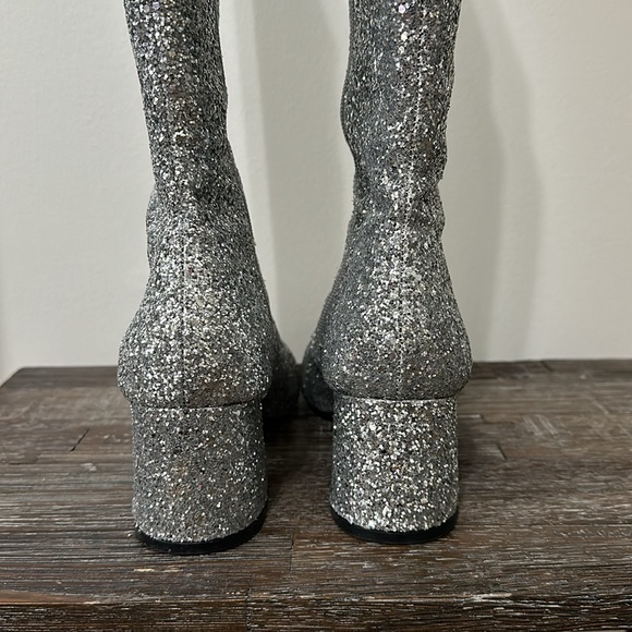 Women’s Betsey Johnson Mitzi Glitter High Shaft Boot US 7.5 - Picture 4 of 8